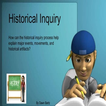 Using persia +gt to promote historical inquiry in middle school