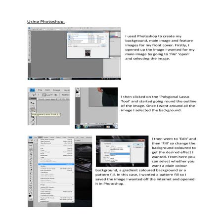 Using photoshop