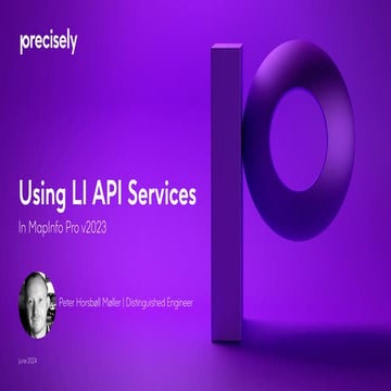 Using Precisely Locate API Services in MapInfo Pro