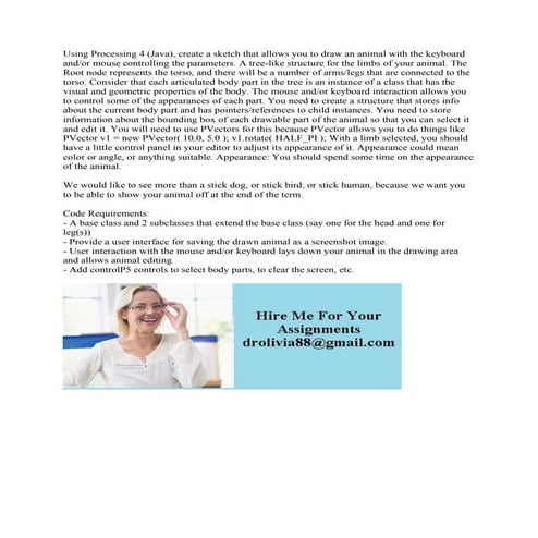 Using Processing 4 (Java)- create a sketch that allows you to draw an ...