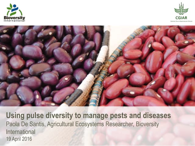 Using pulse diversity to manage pes...
