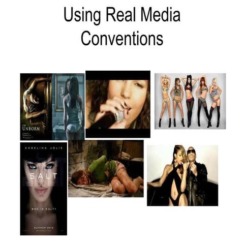 Using real media conventions