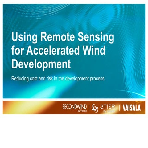 Using remote sensing for accelerated wind development