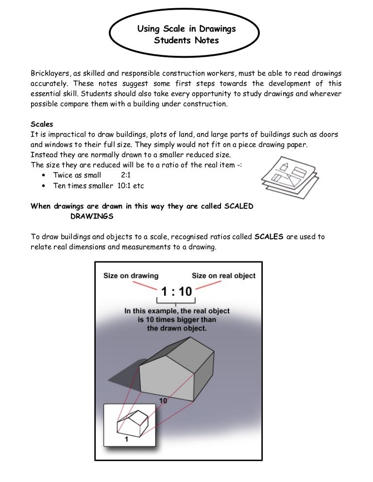 Introduction to Scale drawings in Construction