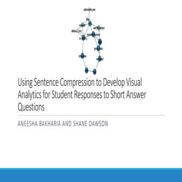 Using sentence compression to develop visual analytics - VISLA15