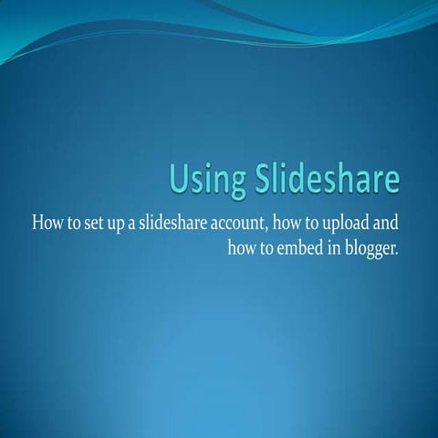 Using slideshare