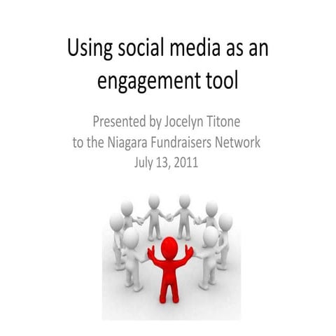 Using social media as an engagement tool