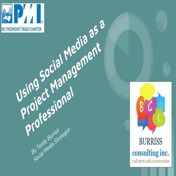 Using Social Media as a Project Management Professional