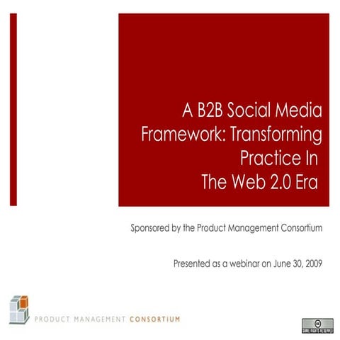 A Social Media Framework for B2B Product Managers and Marketers