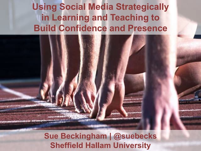 Using Social Media Strategically for Learning and Teaching