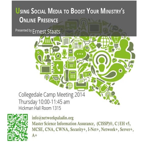 Using social media to boost your ministrys online presence 