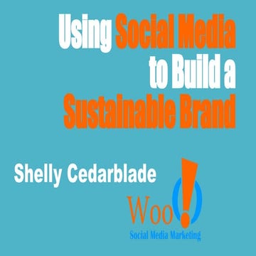 Using Social Media to Build a Sustainable Brand