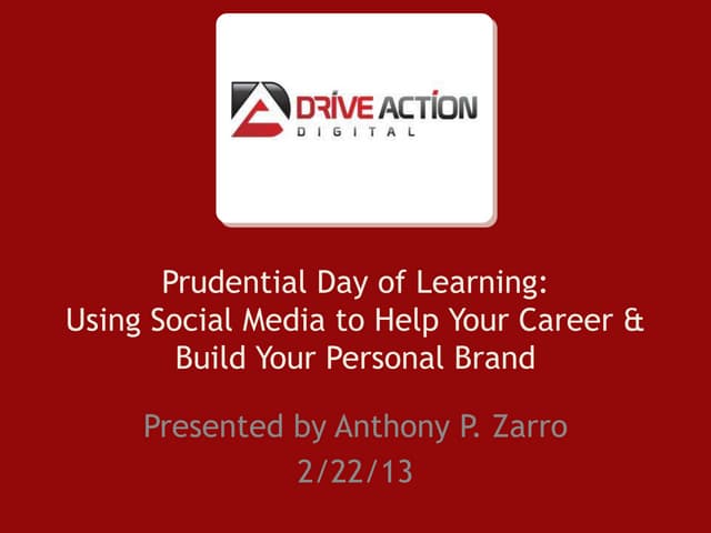 Using social media to build your personal brand