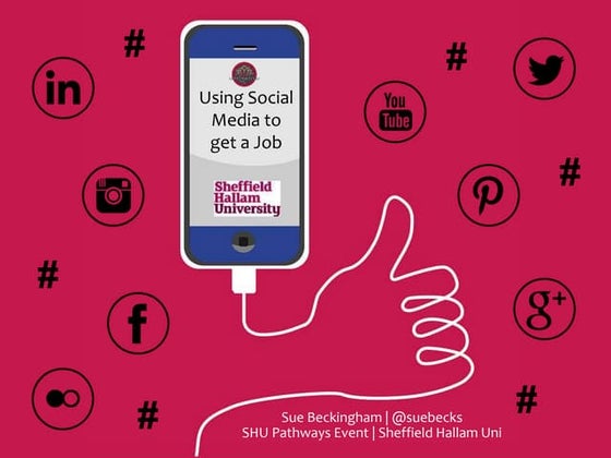 Using social media to get a job