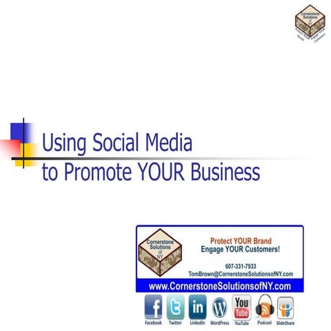 Using Social Media to Promote YOUR Business