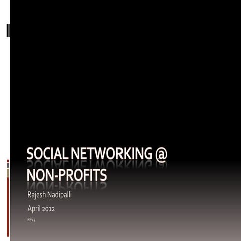 Social Networking for Non-Profits