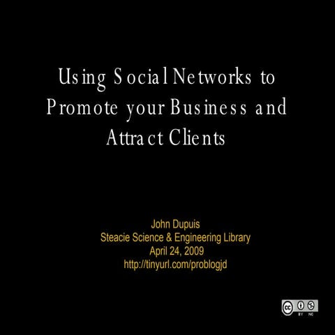 Using Social Networks To Promote Your Business
