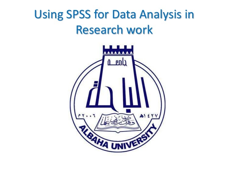 Using Spss For Data Analysis In Linguistics