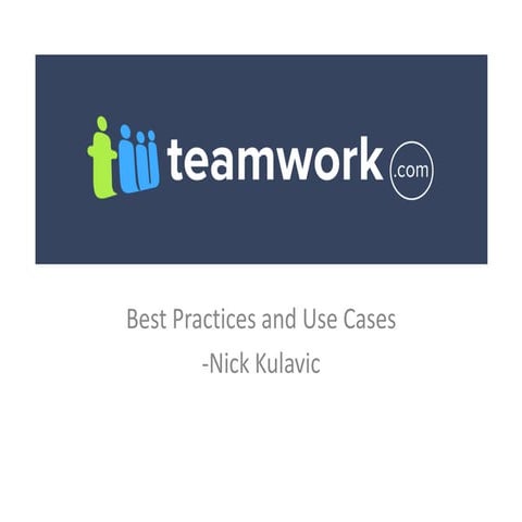 Using Teamwork.com