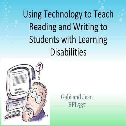 Using Technology To Teach Reading And Writing T
