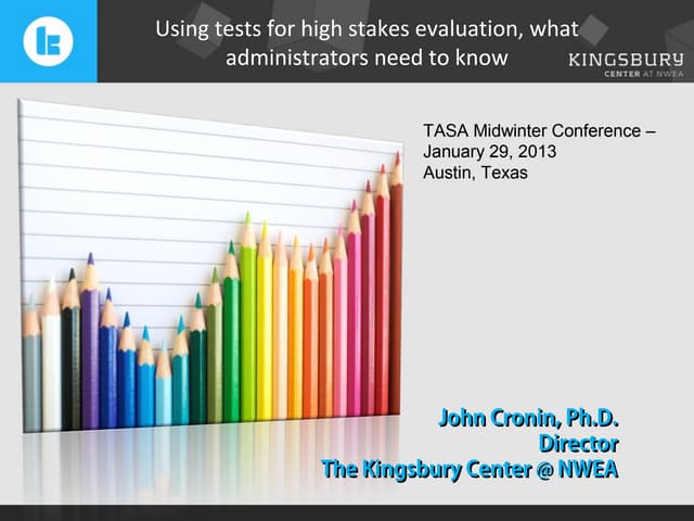 Using tests for teacher evaluation texas