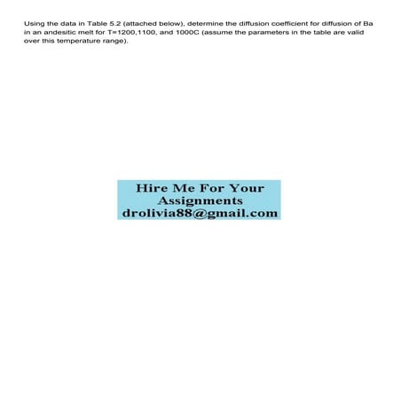 Using the data in Table 52 attached below determine the .pdf