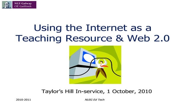 Using the internet as a resource slideshare version