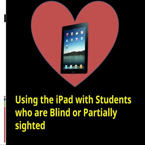 using the ipad with students who are blind or partially sighted.ppt