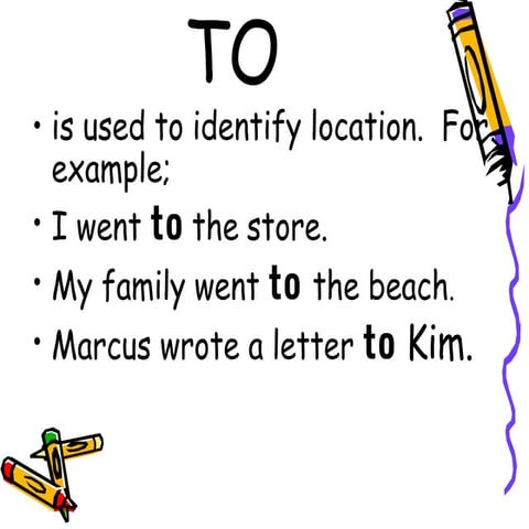 Using to, two ,and too