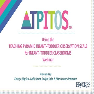 Using the TPITOS Assessment Tool