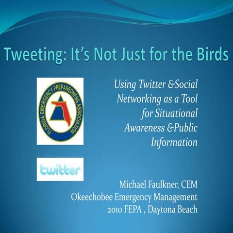 Using Twitter And Social Networking As A Tool