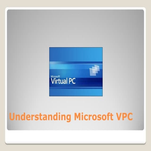 Using  Virtual  P C 2007