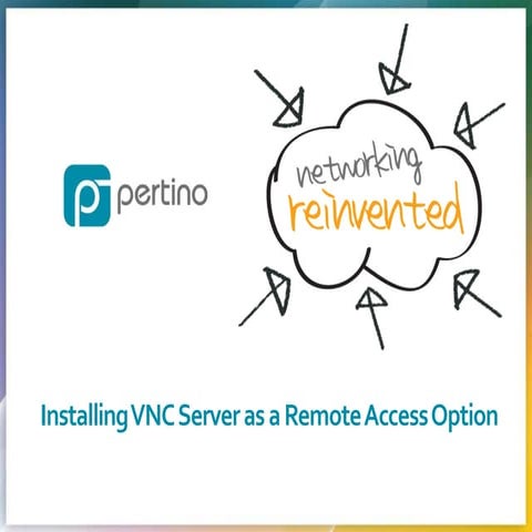 Using vnc on the pertino network