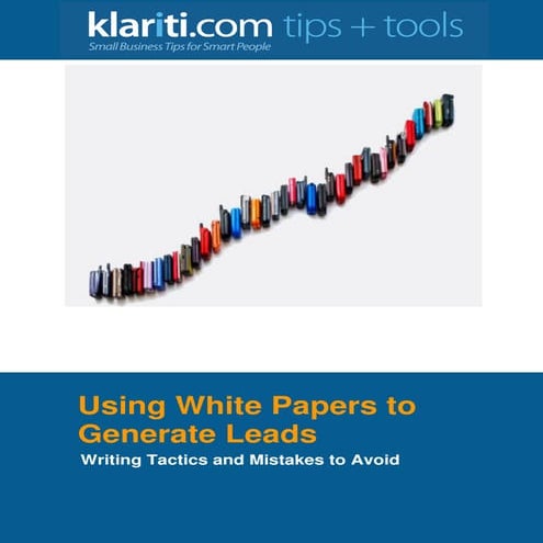Using White Papers to Generate Leads