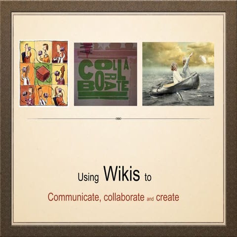 Using wikis new teacher