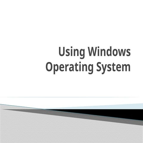 Using Windows Operating System in New Era
