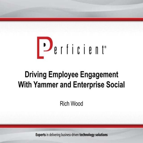 Using Yammer & SharePoint Intranets to Drive Employee Engagement