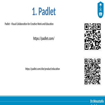 Padlet is a great educational tool used to upload, organize, and share docume...