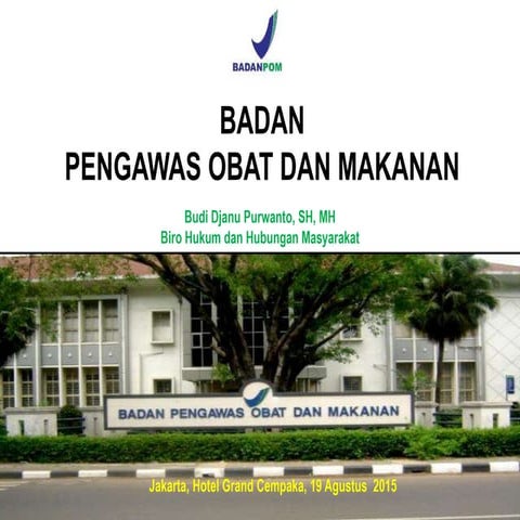 Badan Pengawasan Obat dan Makanan