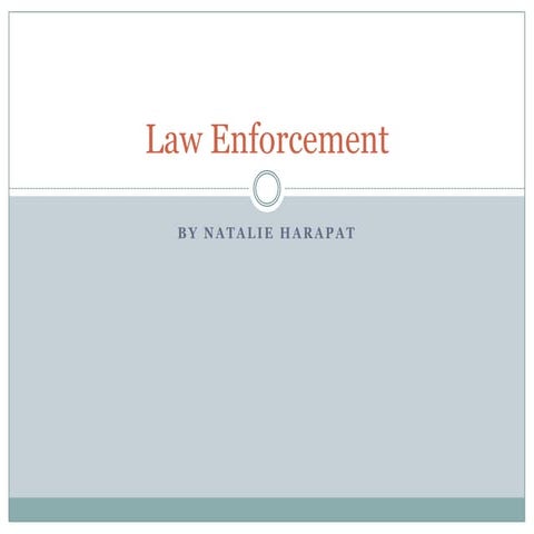 law enforcement by natalie harapat