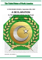 THE UNITED STATES OF NORTH AMERICA 