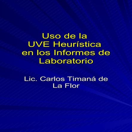Técnica heurística uve | DOCX