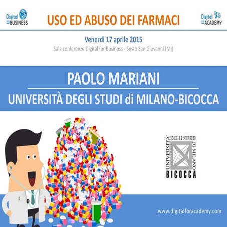 Uso ed abuso dei farmaci - L’approccio alla salute degli italiani