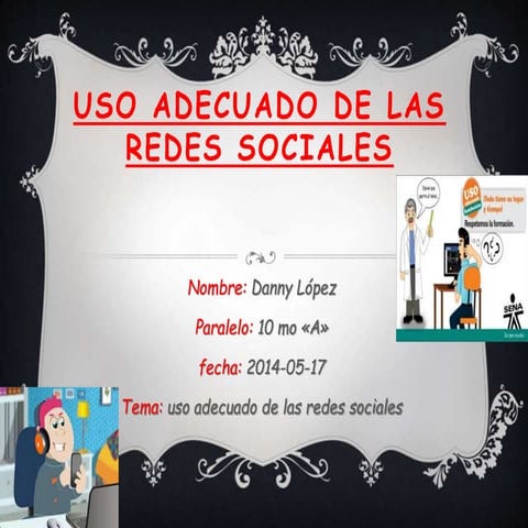 Uso adecuado de las redes sociales | PPTX