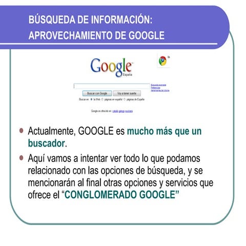 Uso Avanzado De Google