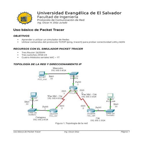 Uso básico de packet tracer
