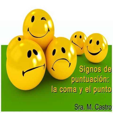 Uso correcto de la coma y el punto | PPT