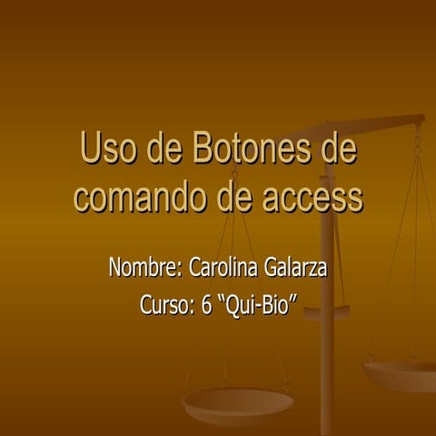 Botones de comando | PPTX