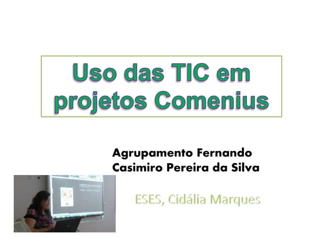 Uso das TIC em projetos Comenius