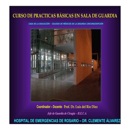 USO DE GUANTES EN CIRUGIA. CLASE I. Prof. Dr. Luis del Rio Diez